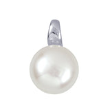 Sterling Silver 12mm Freshwater Cultured Button Pearl Pendant