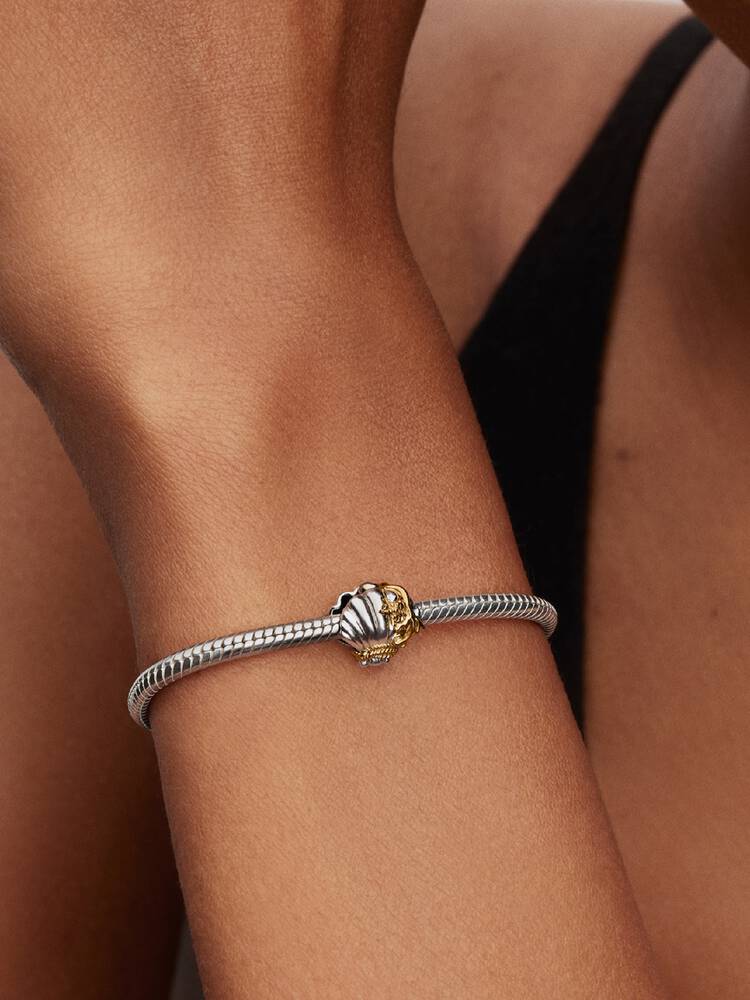 Pandora Disney Ariel Shell Two Tone Charm