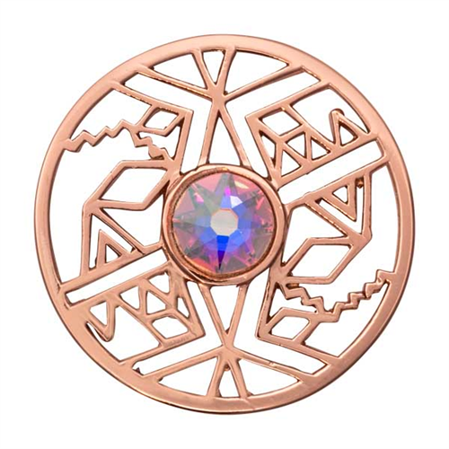 Nikki Lissoni Wild Free Rose Gold-Plated 33mm Coin C1585RGM