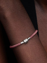 Pandora Shimmering Pink Cord Bracelet