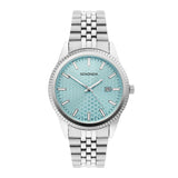 Sekonda King Light Blue Dial Silver Steel Mens Watch