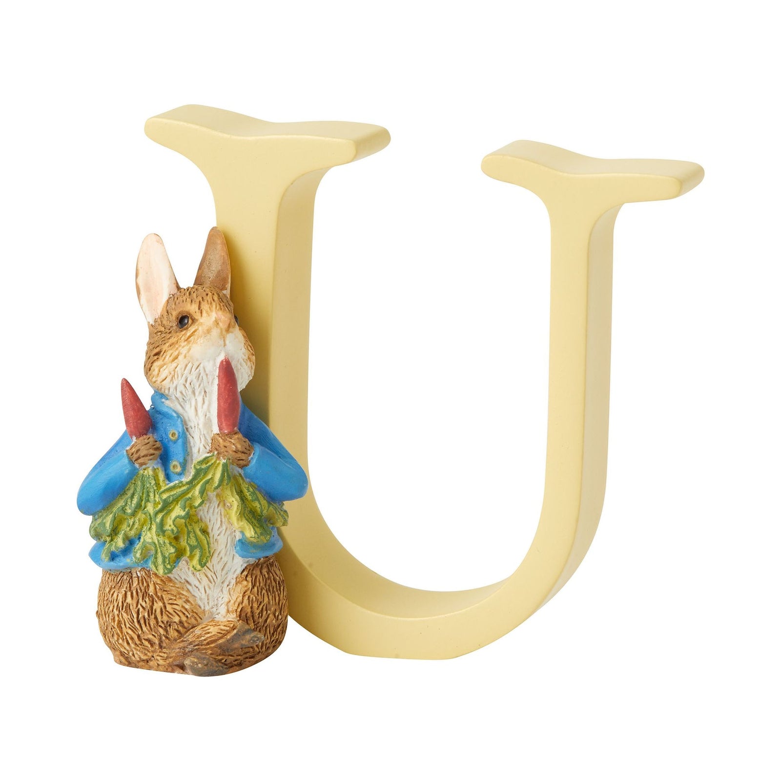 Beatrix Potter Peter Rabbit With Radishes Decorative Alphabet Letter U