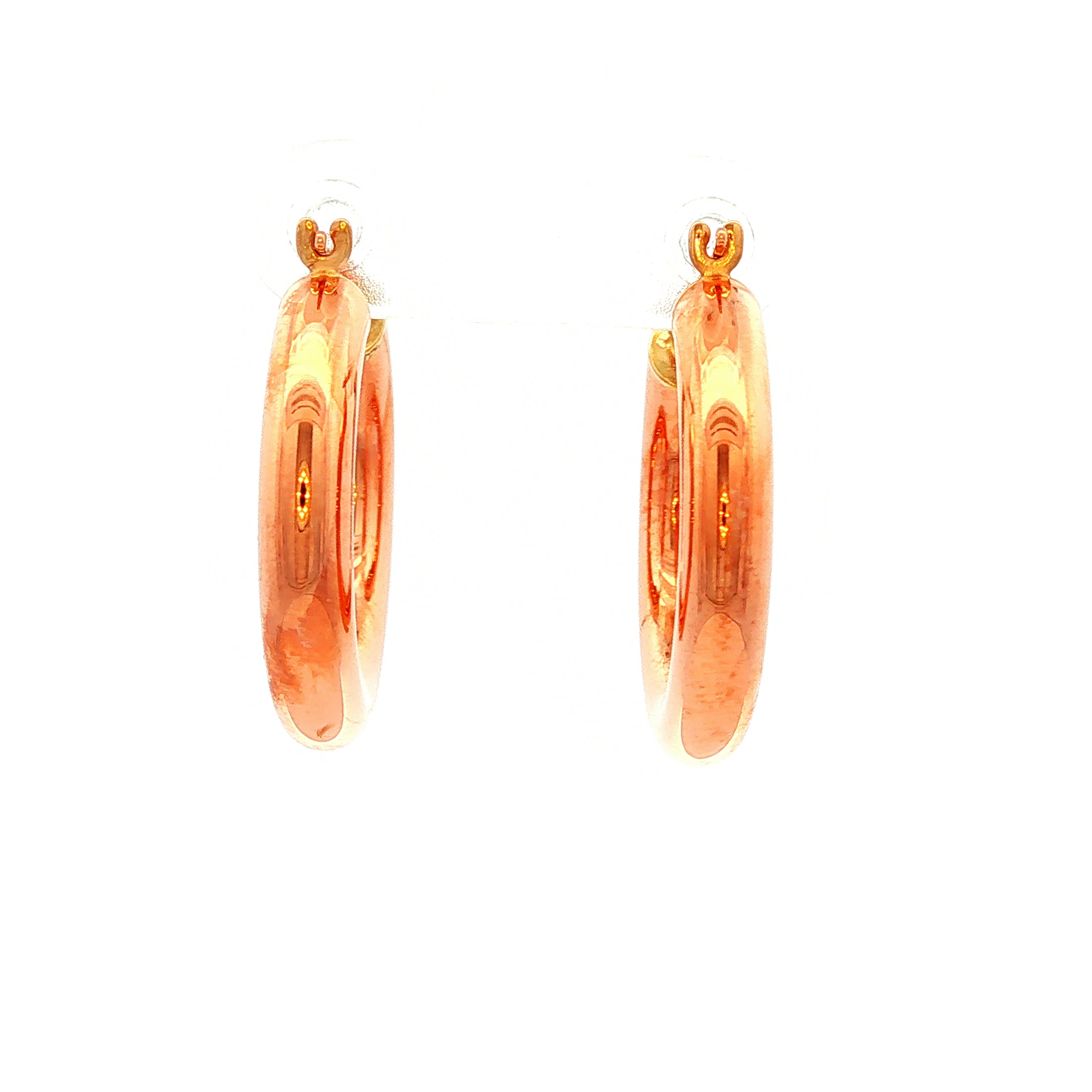 Rose Gold Hoop Earrings
