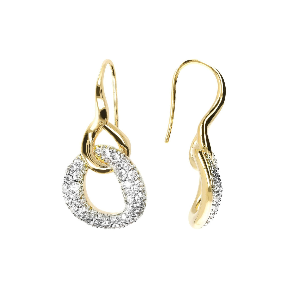 Bronzallure Golden Altissima Moments of Light Golden Earrings