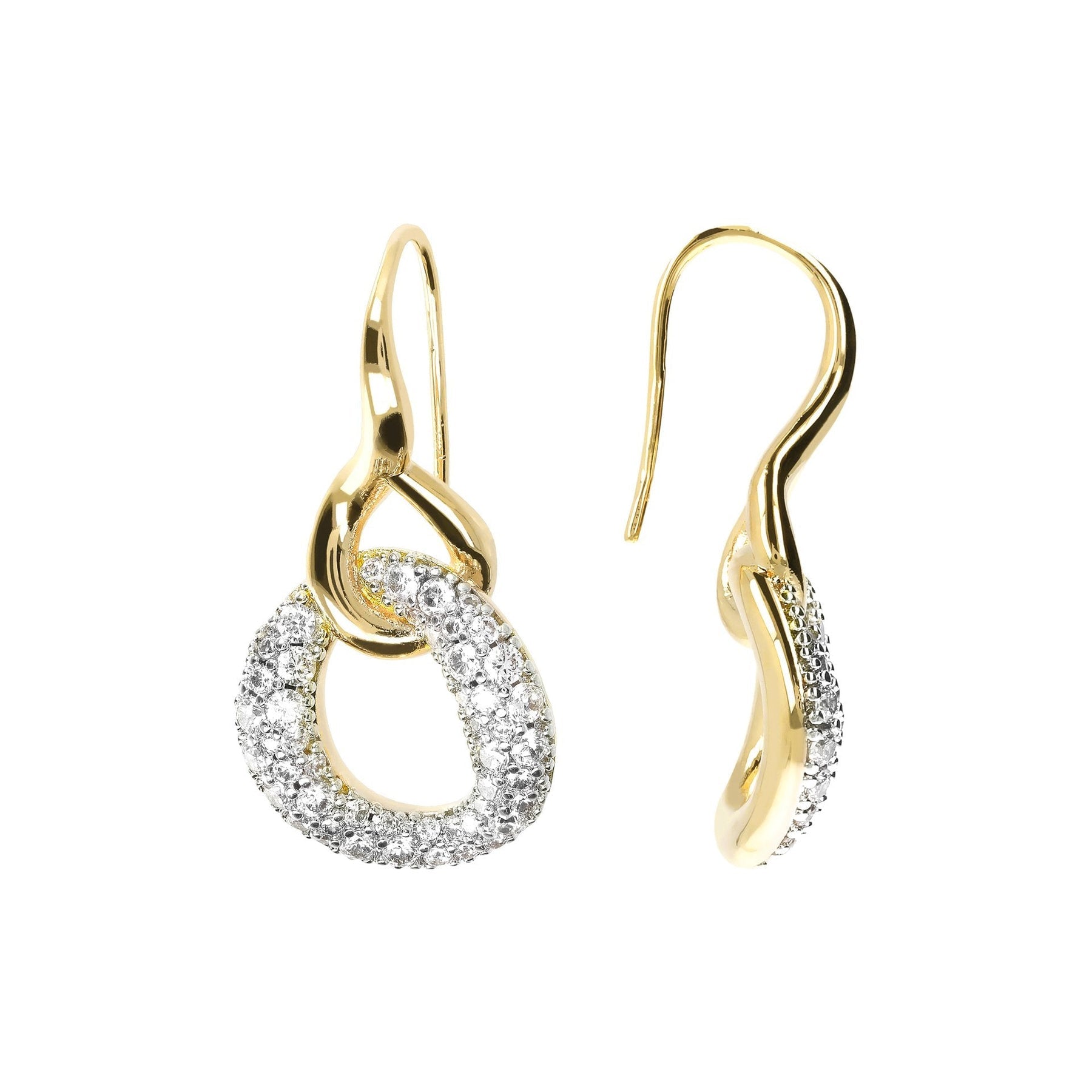 Bronzallure Golden Altissima Moments of Light Golden Earrings