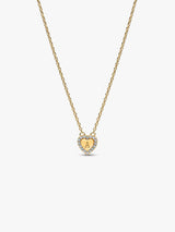 Pandora Engravable Heart Halo Collier Necklace