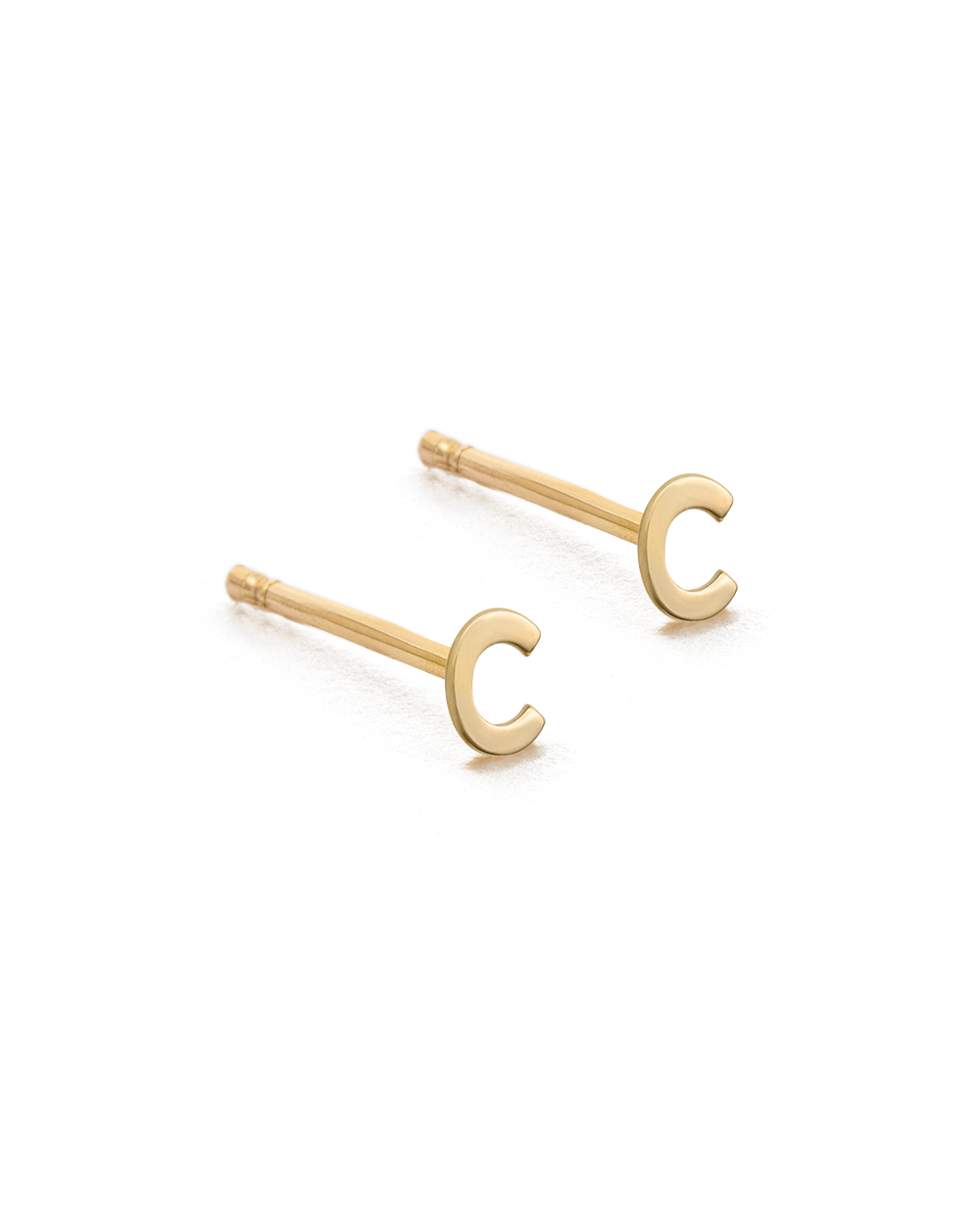 Kirstin Ash Initial 'L' 9K Gold Earring Single