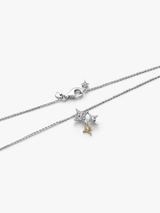 Pandora Triple Star Pendant Necklace