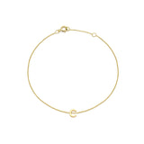 9ct Yellow Gold Mini Initial Bracelet