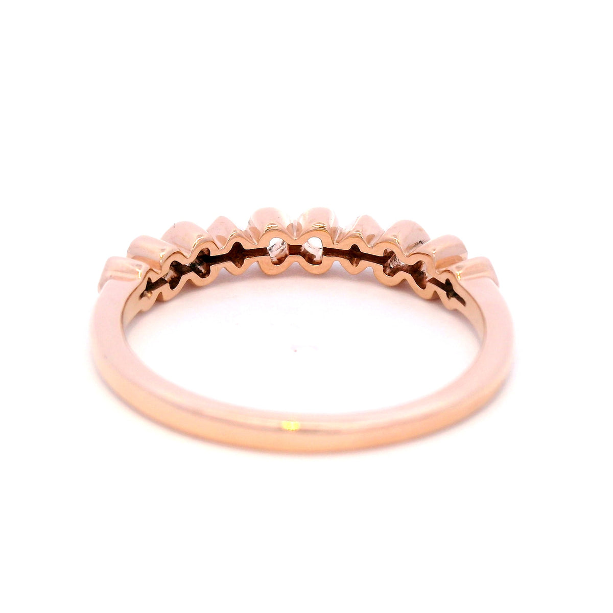 Diamond Claw Set Dress Ring in Rose Gold