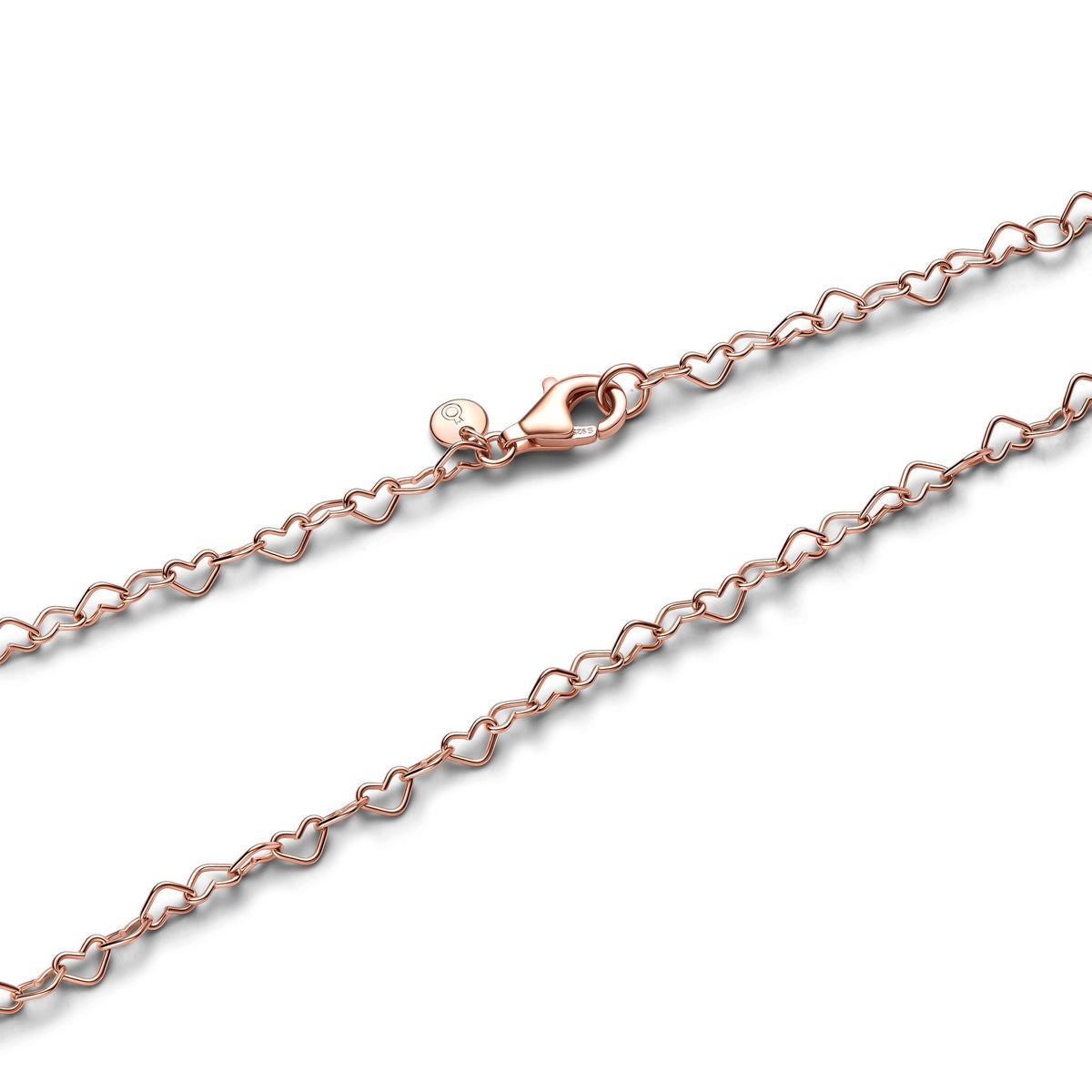 Pandora Linked Hearts Collier Necklace