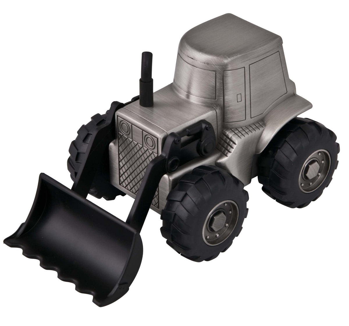 Russell Collection Giftware - Money Bank Front End Loader Pewter Finish