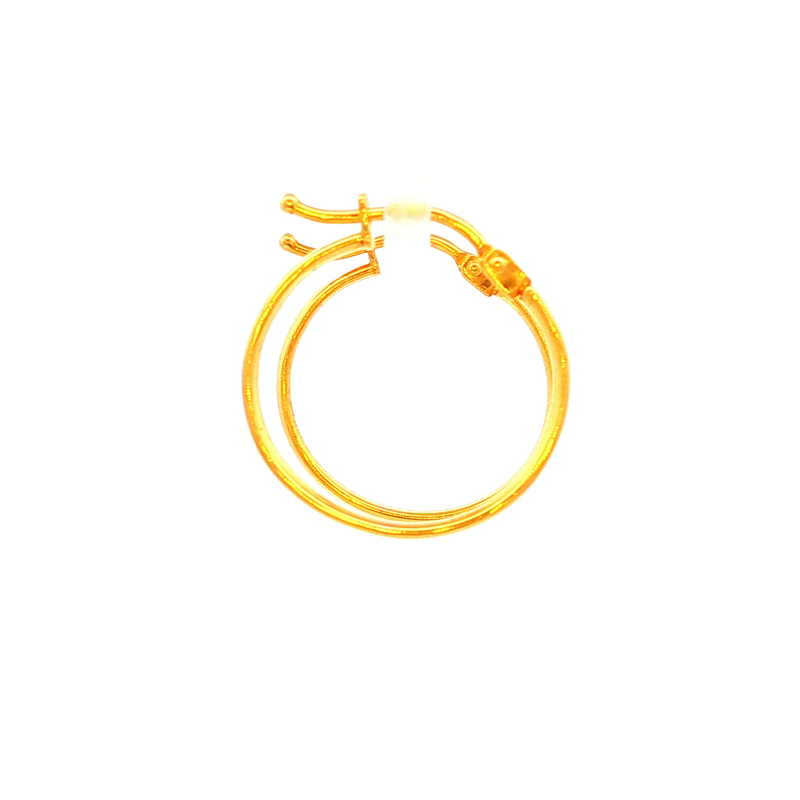 Classic Yellow Gold Hoop Earrings