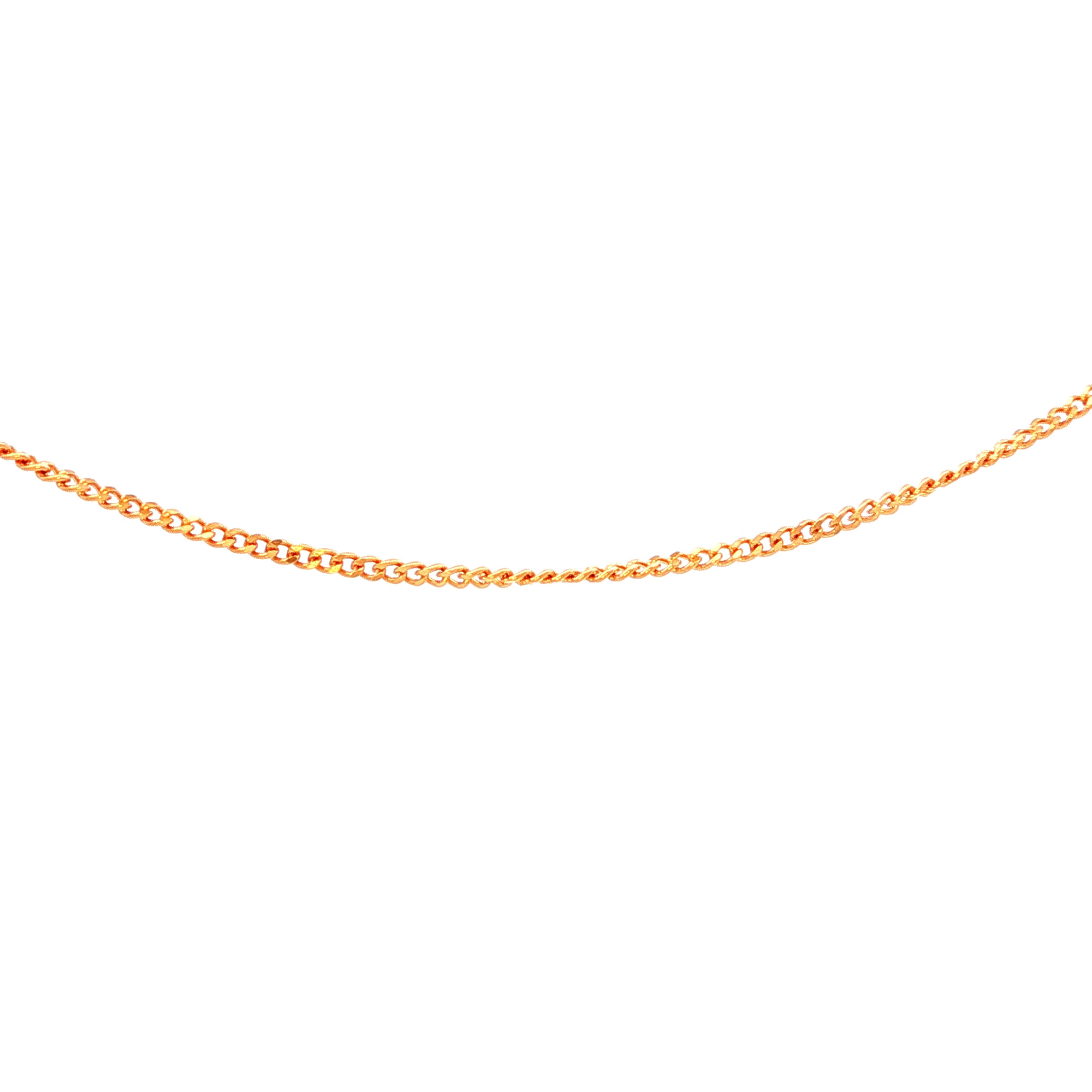 2 Sided Grumetta Necklace in Yellow Gold