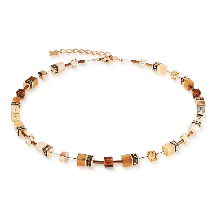 Coeur de Lion Rose Gold Mocha Mousse Necklace