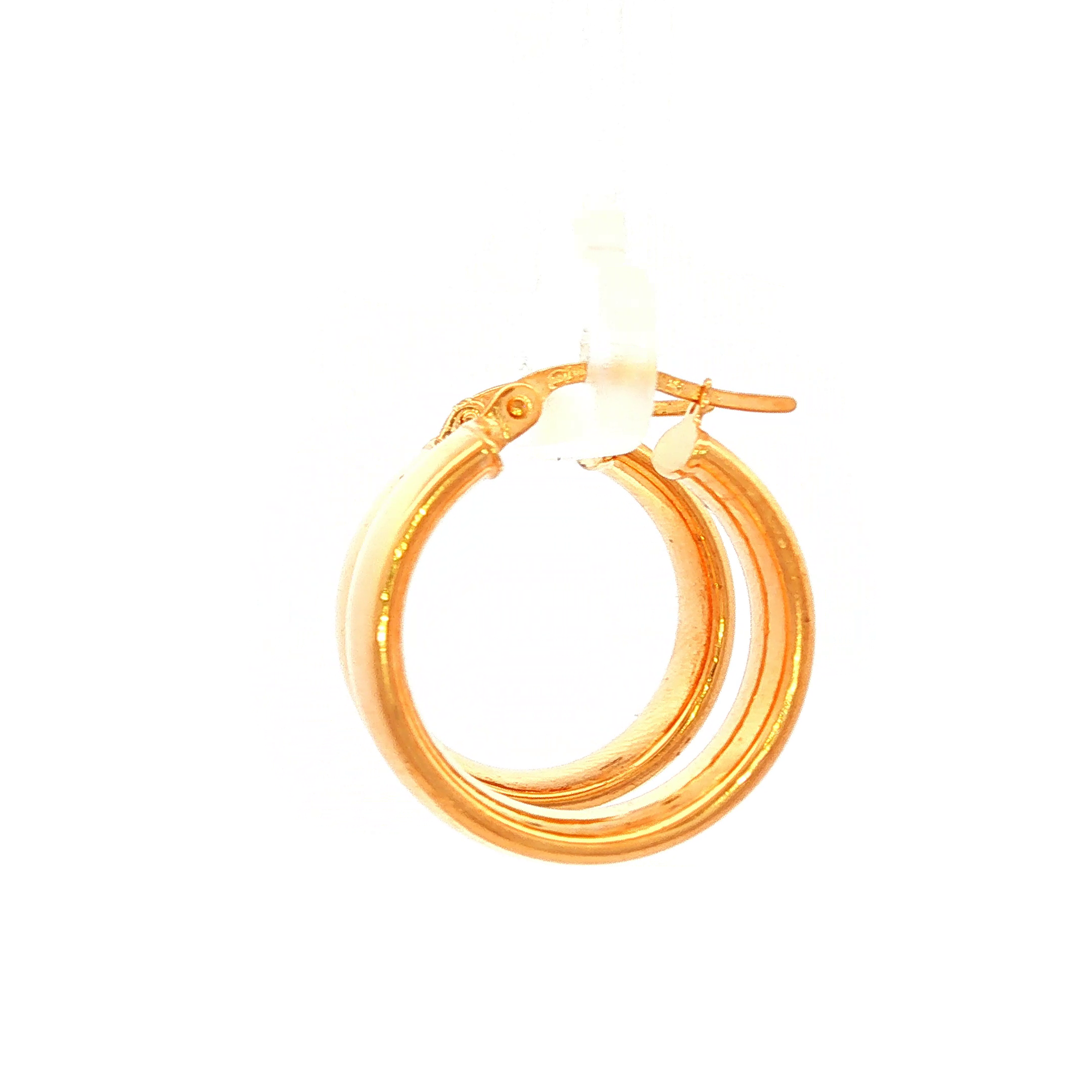 Hoop Earrings in Yellow Gold
