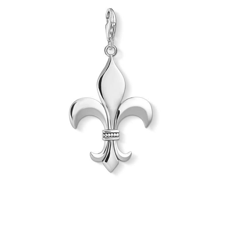 Thomas Sabo Charm Club Sterling Silver Fleur De Lis Charm