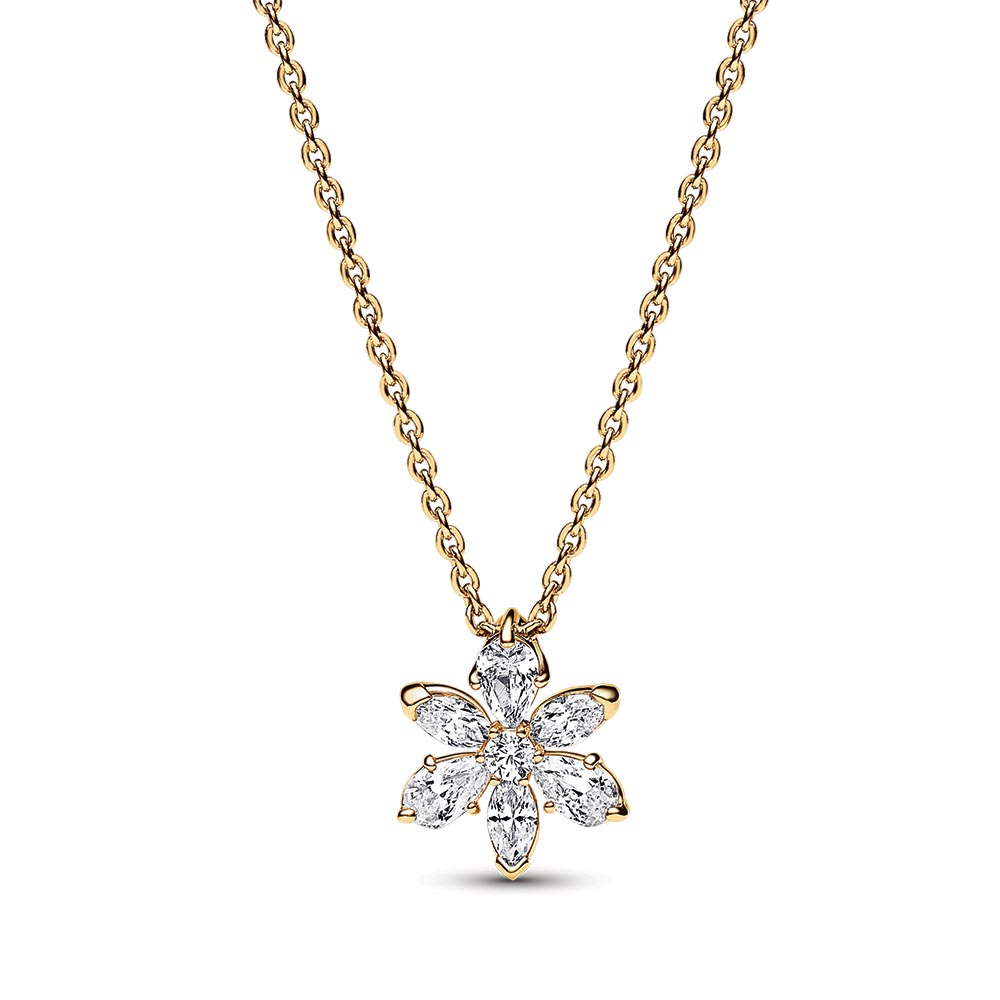 Pandora Sparkling Herbarium Cluster Pendant Necklace