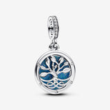 Glow-in-the-dark Infinity Tree Double Dangle Charm