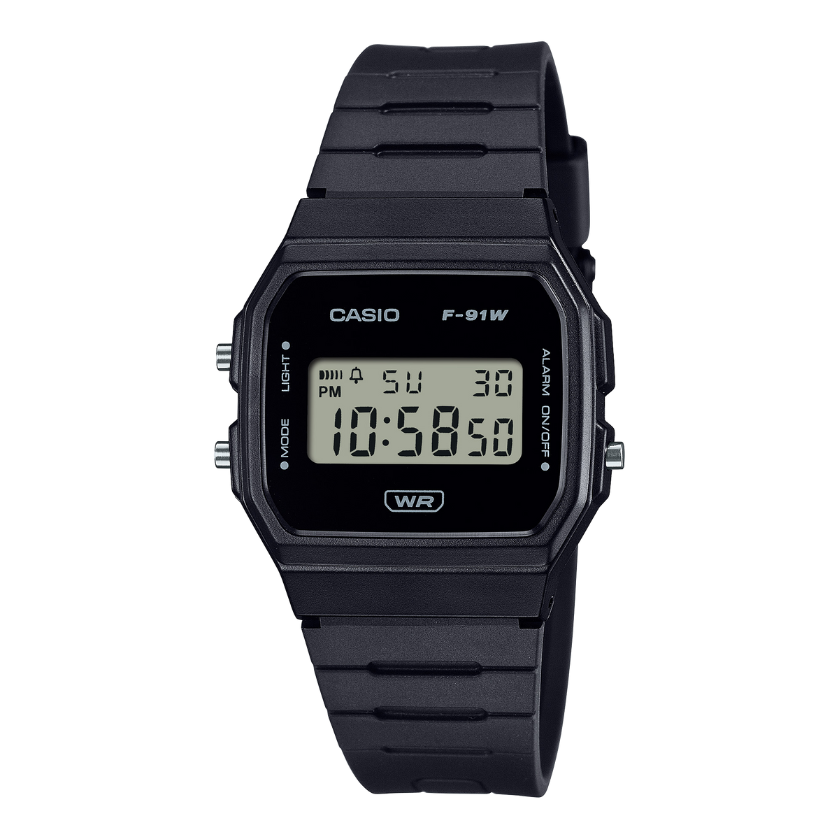 Casio Digital Black Resin Band Watch