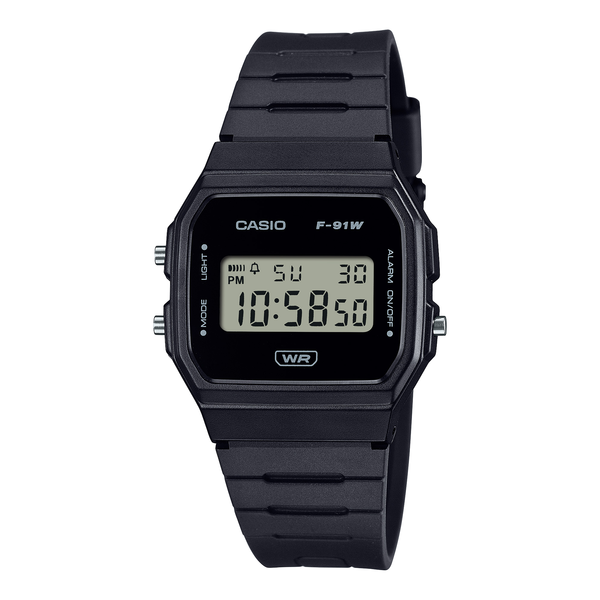 Casio Digital Black Resin Band Watch