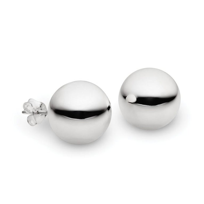Sterling Silver Hollow Ball Stud Earring 8mm