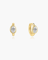 Ania Haie Organic Pebble Huggie Hoop Earrings