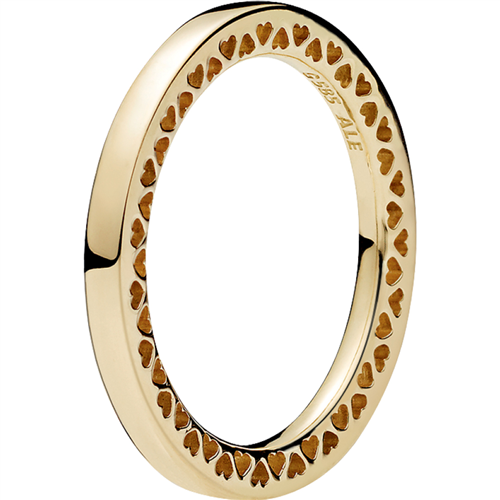 Pandora Classic Hearts of PANDORA 14ct Gold Ring