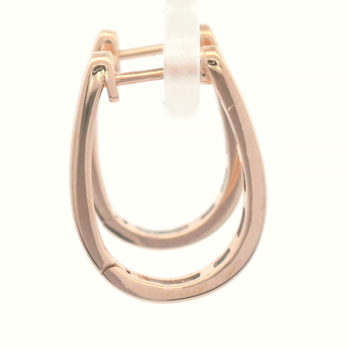 9 CT ROSE GOLD .50 CARAT Dia SET HUGGIES.50CT J