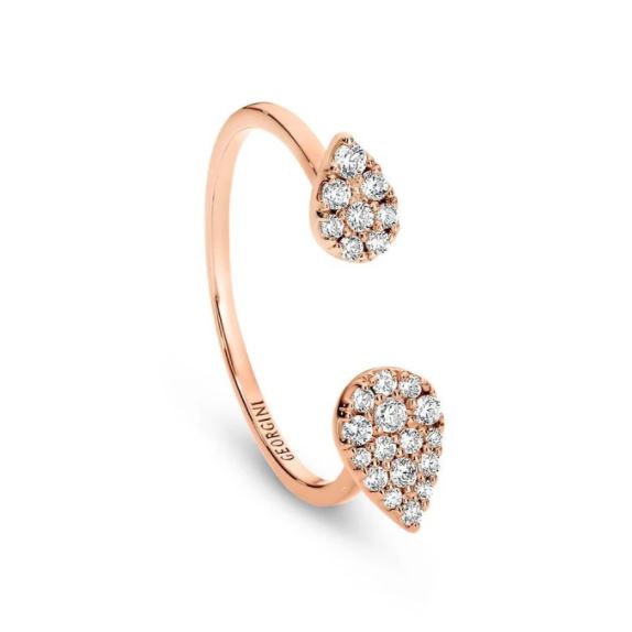 Georgini Lacrima Rose Gold Ring