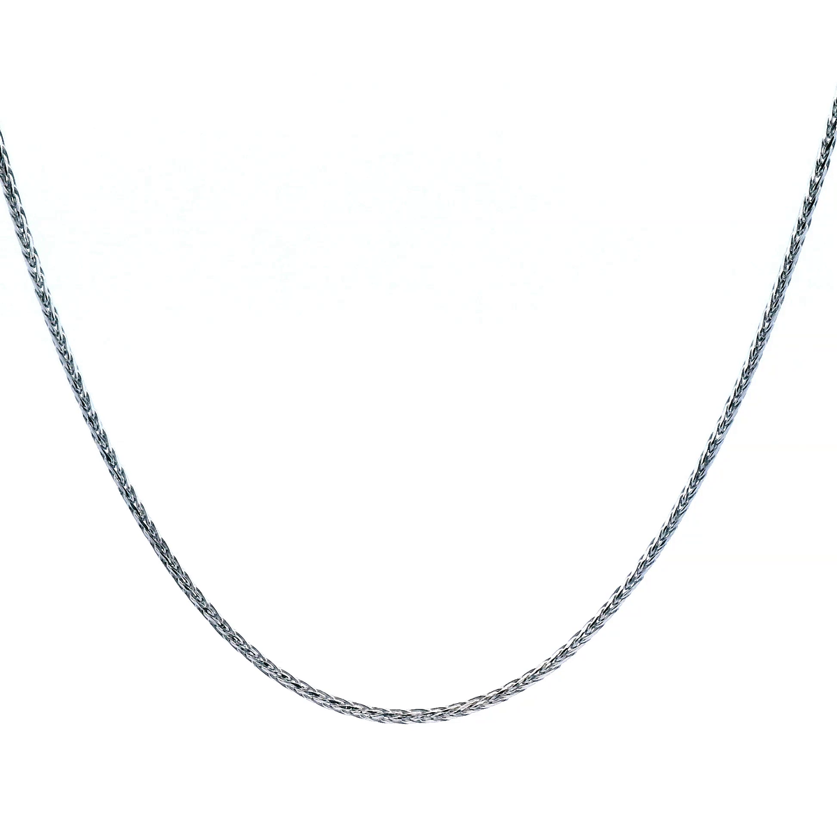 Magic Wheat Chain in White Gold