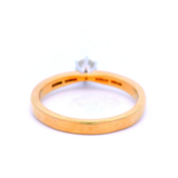 9ct Yellow/White Gold Diamond 6 Claw Engagement Ring