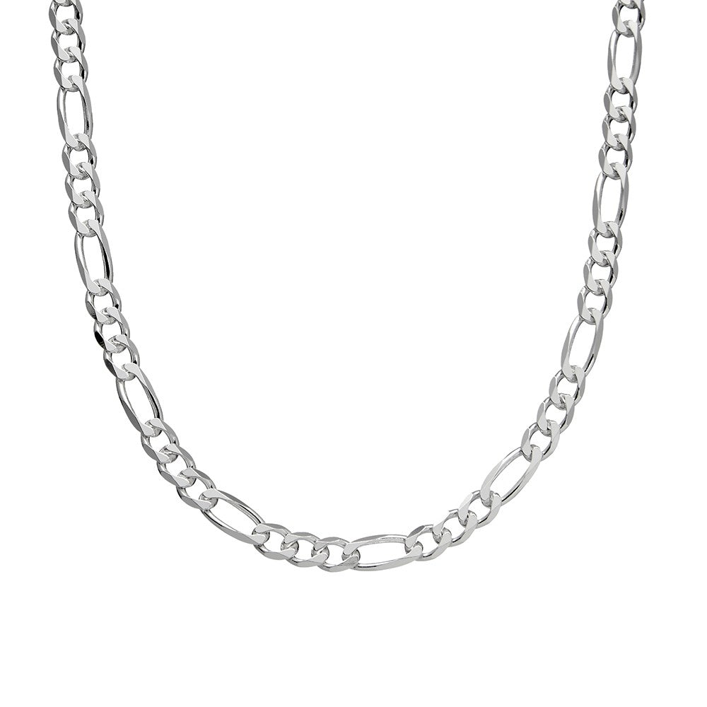 Sterling Silver 3:1 Figaro Chain