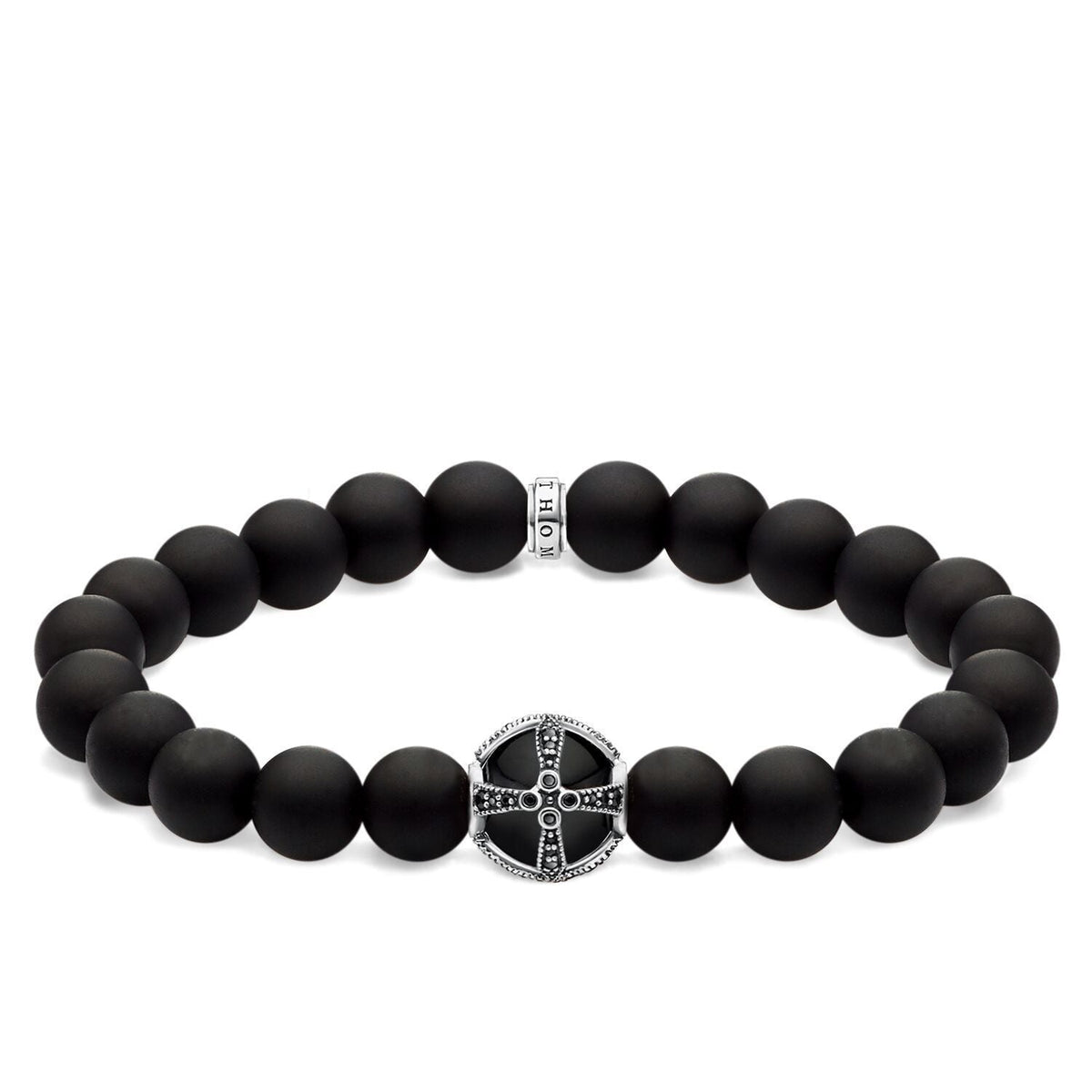 THOMAS SABO Bracelet Cross Black