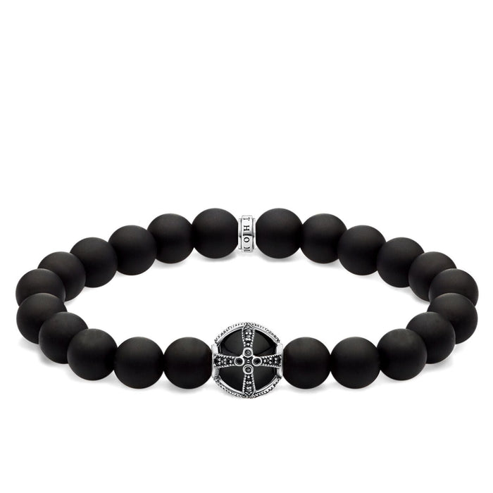 THOMAS SABO Bracelet Cross Black