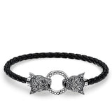 THOMAS SABO Leather Strap Black Cat