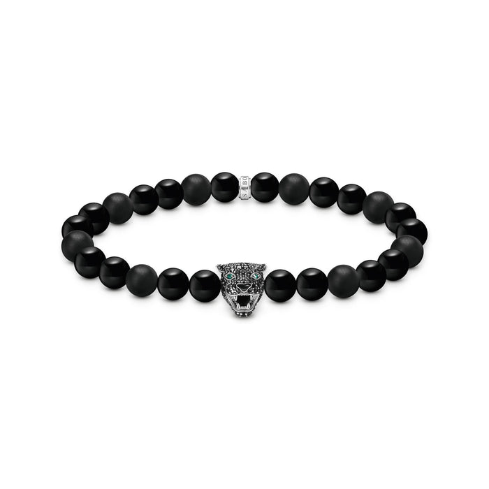 THOMAS SABO Black Cat beaded bracelet