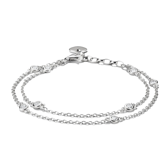 THOMAS SABO Bracelet with Zirconia Double-Row