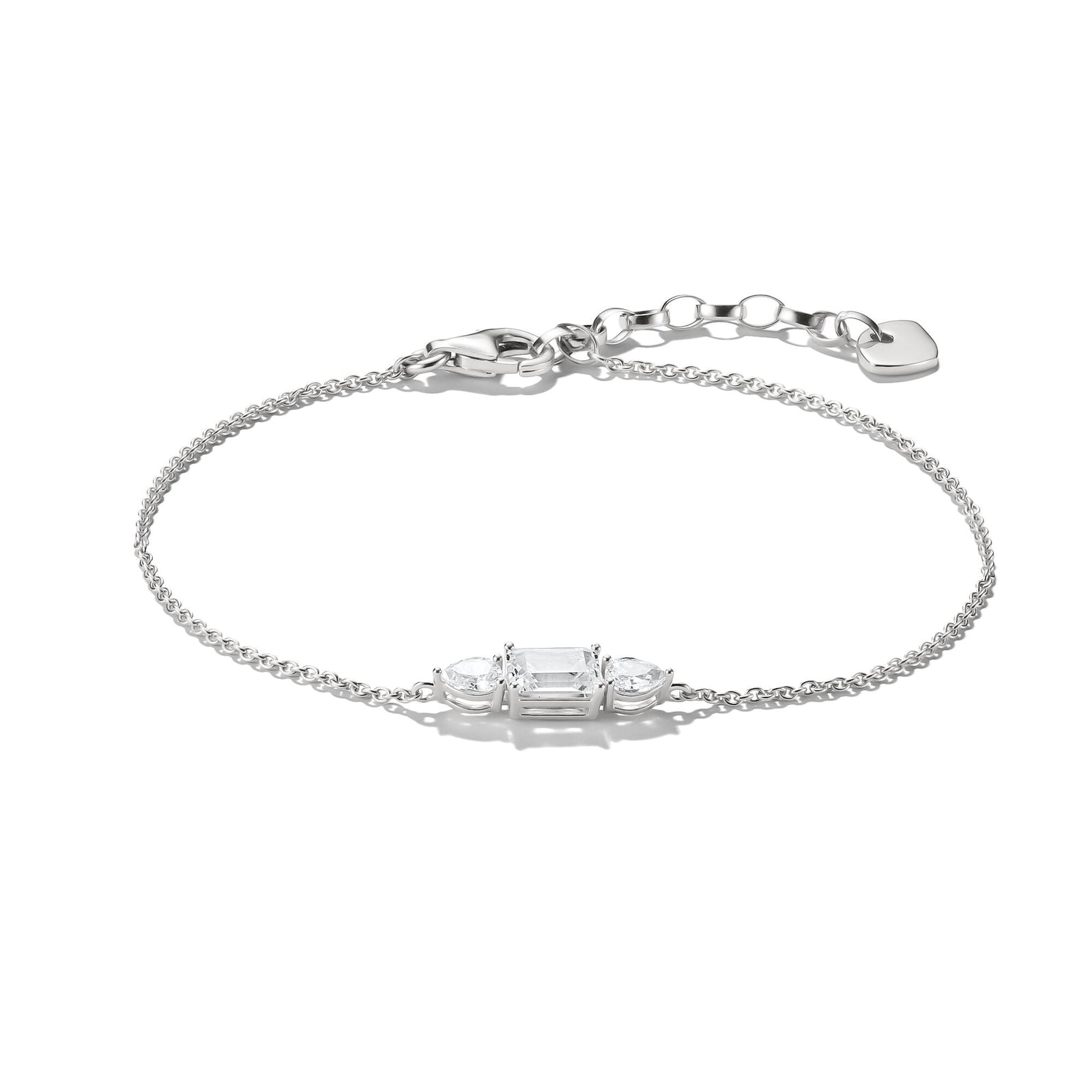 THOMAS SABO Bracelet with Sparkling Zirconia Stones Silver