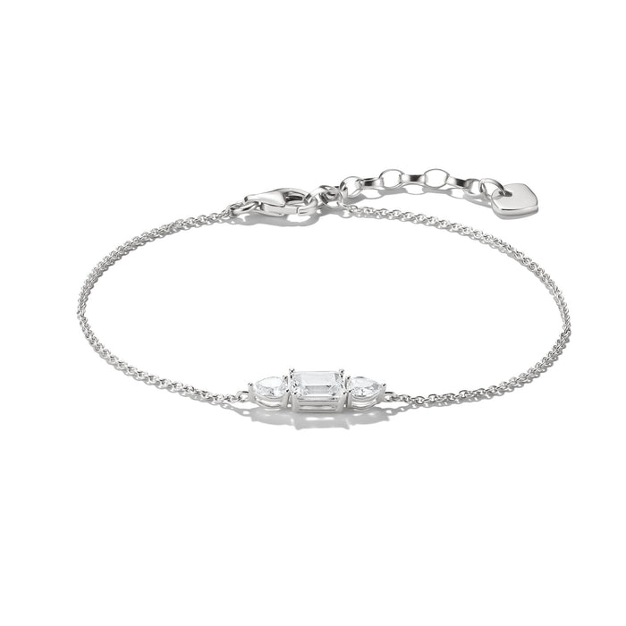 THOMAS SABO Bracelet with Sparkling Zirconia Stones Silver