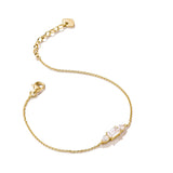 THOMAS SABO Bracelet with Sparkling Zirconia Stones Gold