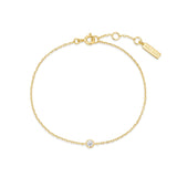 Ania Haie Gold Sparkle Bezel Bracelet