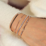 Ania Haie Silver Box Chain Bracelet