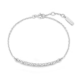 Ania Haie Silver Twisted Bar Bracelet