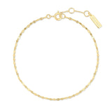 Ania Haie Gold Textured Chain Bracelet