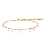 Ania Haie Gold Droplet Station Bracelet