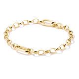 THOMAS SABO Charm bracelet with Connect link Gold