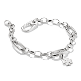 THOMAS SABO Charm bracelet with three Connect links Silver