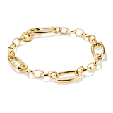 THOMAS SABO Charm bracelet with three Connect links Gold