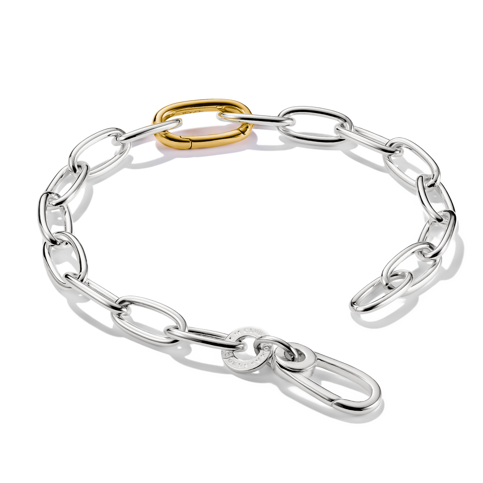 THOMAS SABO Charm bracelet bicolour with Connect link